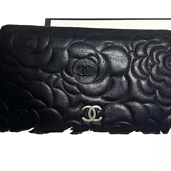 Chanel Camellia Long Wallet - Picture 1 of 1